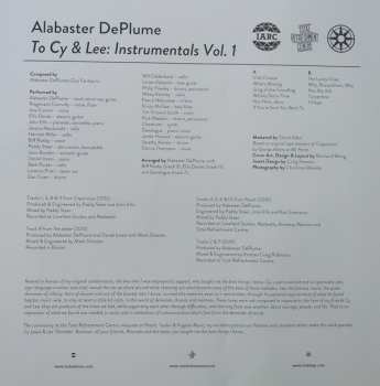 LP Alabaster DePlume: To Cy & Lee: Instrumentals Vol. 1