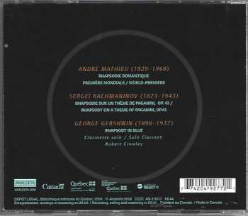 CD Alain Lefèvre: Rhapsodies