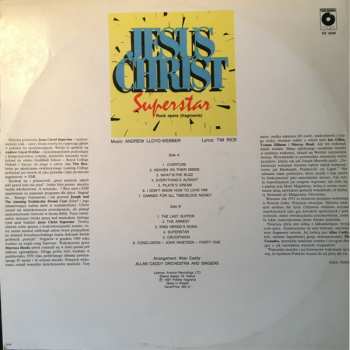 LP Alan Caddy Orchestra & Singers: Jesus Christ Superstar Rock Opera (fragments)