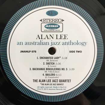CD Alan Lee: Australian Jazz Quartet / Quintet