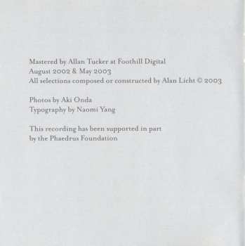 2CD Alan Licht: A New York Minute