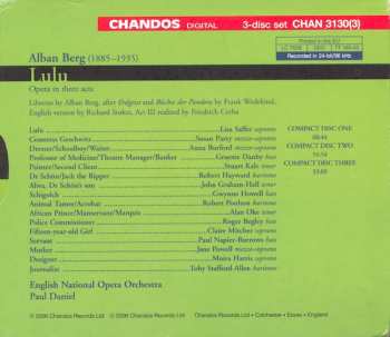 3CD/Zestaw pudełkowy Alban Berg: Lulu