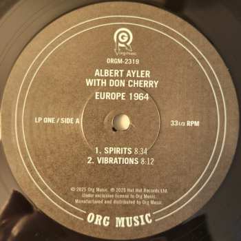4LP/Zestaw pudełkowy Don Cherry: Europe 1964 LTD