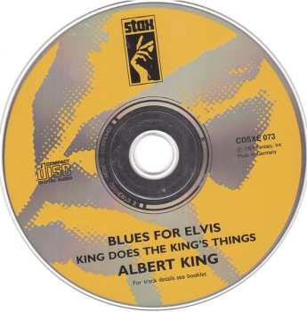 CD Albert King: Blues For Elvis