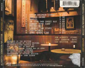 CD Jeff Johnson: Apothecary DIGI