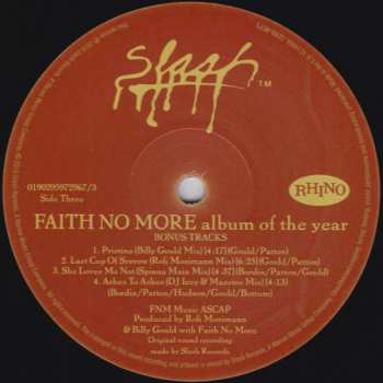 2LP Faith No More: Album of the Year