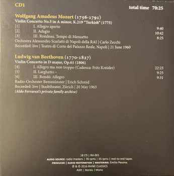 18CD/Zestaw pudełkowy Aldo Ferraresi: The Art Of Violin 1 - Aldo Ferraresi: 1923-1979 Unreleased Recordings DLX