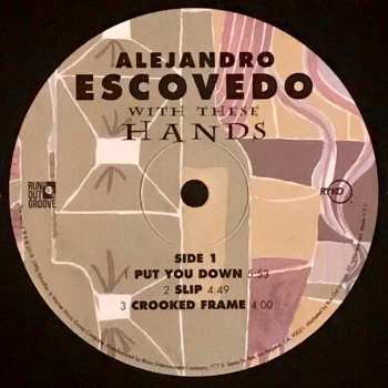2LP Alejandro Escovedo: With These Hands LTD | NUM