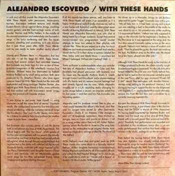 2LP Alejandro Escovedo: With These Hands LTD | NUM