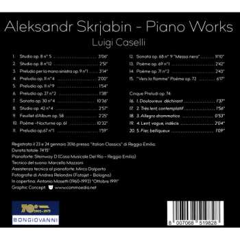 CD Alexander Scriabine: Piano Works