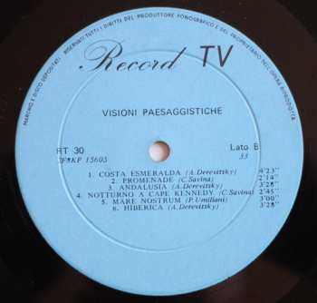 LP Piero Umiliani: Sigle / Visioni Paesaggistiche LTD