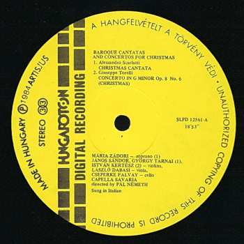 LP Michel Richard Delalande: Baroque Christmas - Concertos & Cantatas