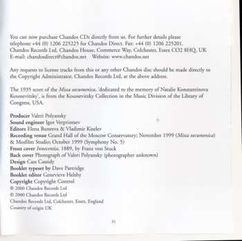 CD Russian State Symphony Orchestra: Symphony No. 5 · Missa Oecumenica