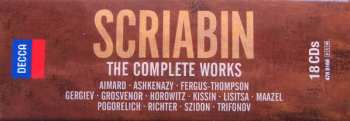 18CD/Zestaw pudełkowy Alexander Scriabine: The Complete Works