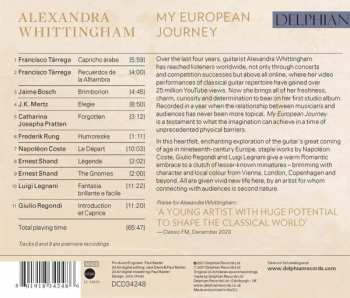 CD Alexandra Whittingham: My European Journey