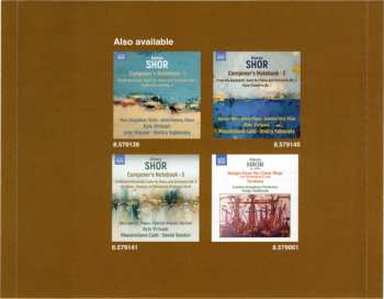 CD Alexey Shor: Composer's Notebook • 4