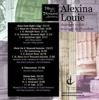 CD Alexina Louie: Music For A Thousand Autumns