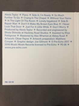 2LP Alexis Taylor: Piano + Listen With(out) Piano