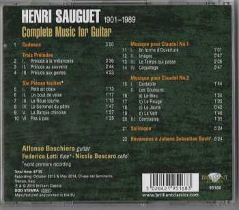 CD Henri Sauguet: Sauguet - Complete Music For Guitar
