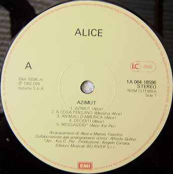 LP Alice: Azimut