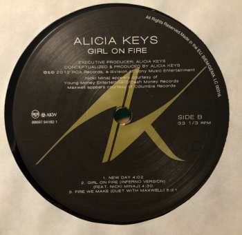 2LP Alicia Keys: Girl On Fire
