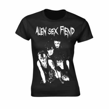 Merch Alien Sex Fiend: Koszulka Damskie Band Photo
