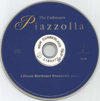 CD Allison Brewster Franzetti: The Unknown Piazzolla
