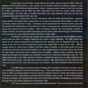 CD The Allman Brothers Band: Boston Common 8-17-71