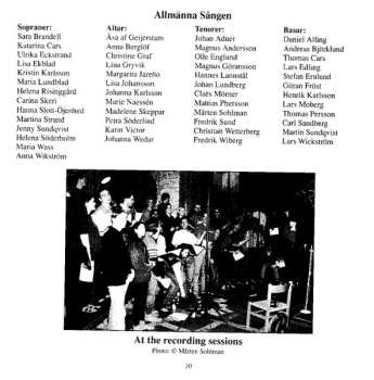 CD Allmänna Sången: Årstider / Seasons - Choral Music A Cappella