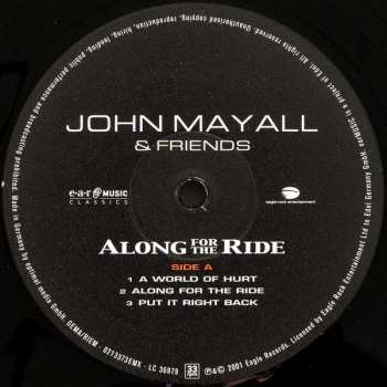 2LP John Mayall & Friends: Along For The Ride