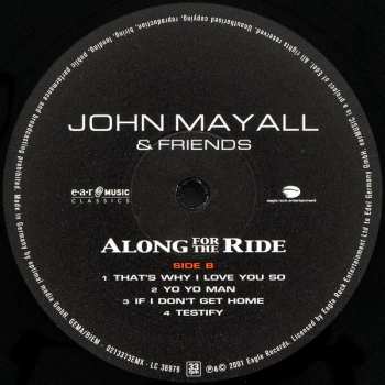 2LP John Mayall & Friends: Along For The Ride