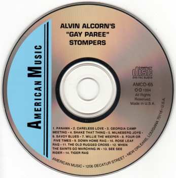 CD Alvin Alcorn's "Gay Paree" Stompers: Alvin Alcorn's "Gay Paree" Stompers & Harrison Verret's Fern Dance Hall Band