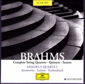 5CD/Zestaw pudełkowy Johannes Brahms: Complete String Quartets—Quintets—Sextets 