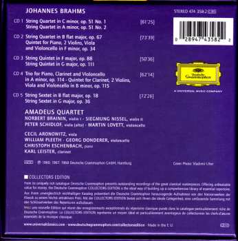 5CD/Zestaw pudełkowy Johannes Brahms: Complete String Quartets—Quintets—Sextets 