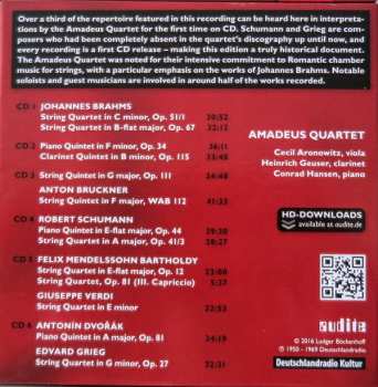 6CD/Zestaw pudełkowy Amadeus-Quartett: The RIAS Recordings, Vol. V - Romanitcism