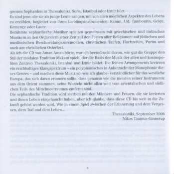 CD Aman Aman: Música I Cants Sefardis D'Orient I Occident