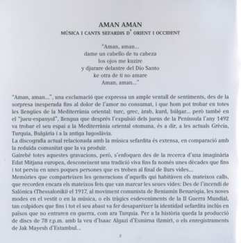 CD Aman Aman: Música I Cants Sefardis D'Orient I Occident