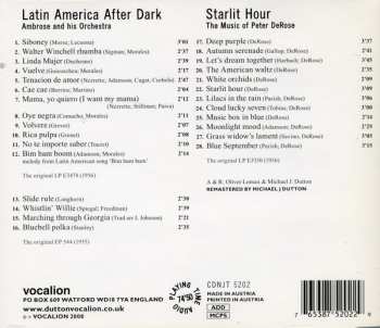 CD Ambrose & His Orchestra: Latin America After Dark / Starlit Hour