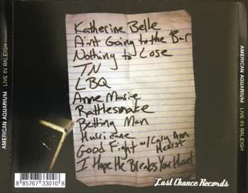 CD American Aquarium: Live in Raleigh