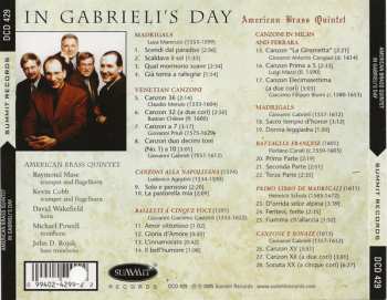 CD American Brass Quintet: In Gabrieli's Day 