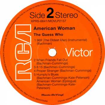 LP The Guess Who: American Woman