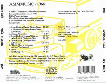 CD AMM: AMMMusic 1966