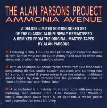 2LP/3CD/Zestaw pudełkowy/Blu-ray The Alan Parsons Project: Ammonia Avenue DLX | LTD