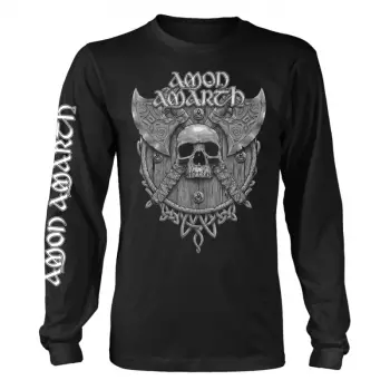 Koszulka z długim rękawem Grey Skull (black)