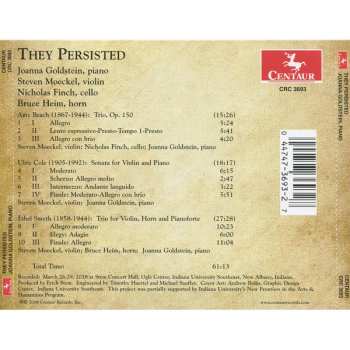 CD Amy Marcy Cheney Beach: They Persisted