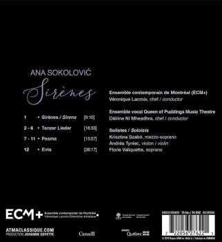 CD Ensemble Contemporain De Montréal: Sirènes 