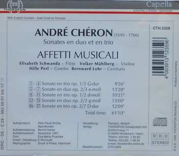 CD André Chéron: Sonates En Duo Et En Trio