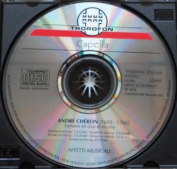 CD André Chéron: Sonates En Duo Et En Trio