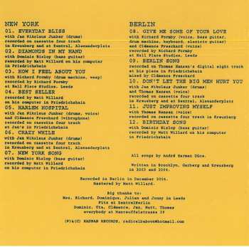 CD André Herman Düne: Täglich Brot New York - Berlin