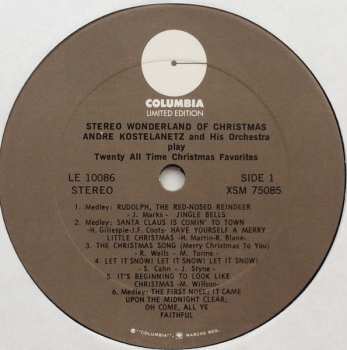 LP Andre Kostelanetz And His Orchestra: Wonderland Of Christmas